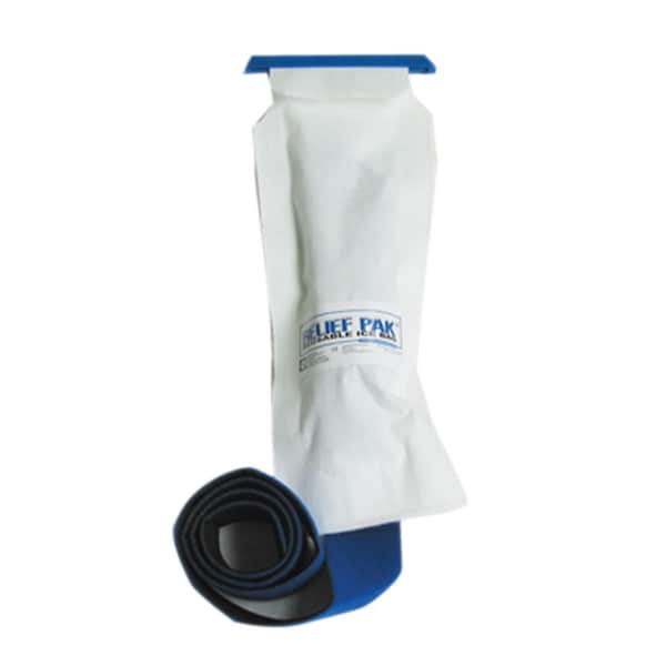 Fabrication Enterprises Relief Pak Insulated Ice Bag- Hook-Loop Band- Small - 5 x 13 in. 11-1241 - main